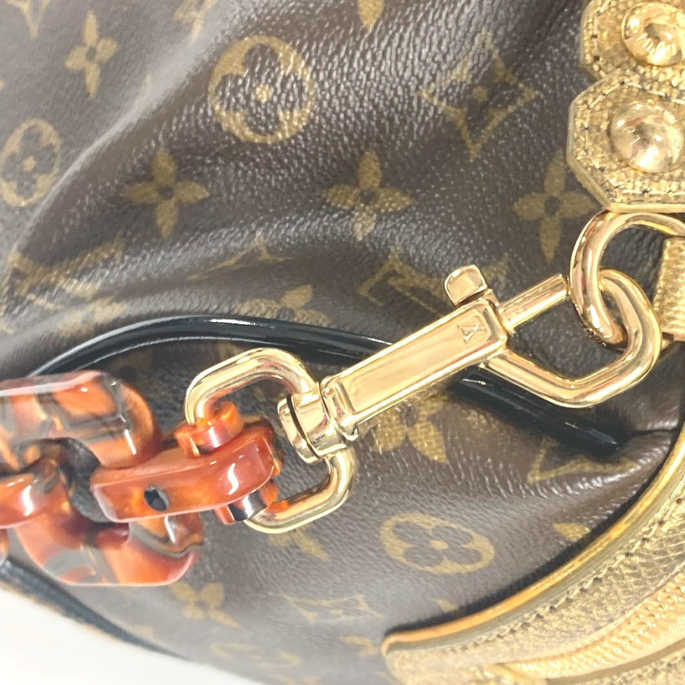 LOUIS VUITTON M95281 モノグラム レオパード スティーブン カバン ミニボストンバッグ 2WAYバッグ ショルダーバッグ チェーン ハンドバッグ モノグラムキャンバス レディース ブラウン - brandshop-reference