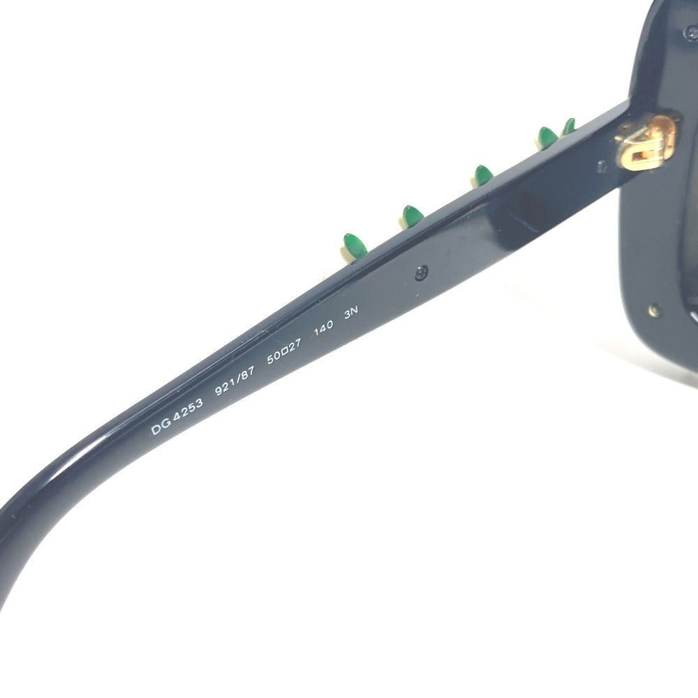 DOLCE&GABBANA DG4253 フラワー 花柄 めがね メガネ アイウェア 眼鏡 バイカラー サングラス プラスチック レディース ブラック - brandshop-reference