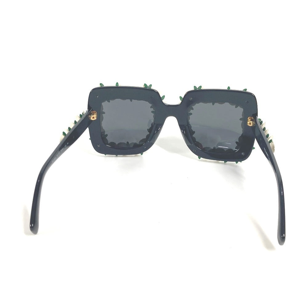 DOLCE&GABBANA DG4253 フラワー 花柄 めがね メガネ アイウェア 眼鏡 バイカラー サングラス プラスチック レディース ブラック - brandshop-reference