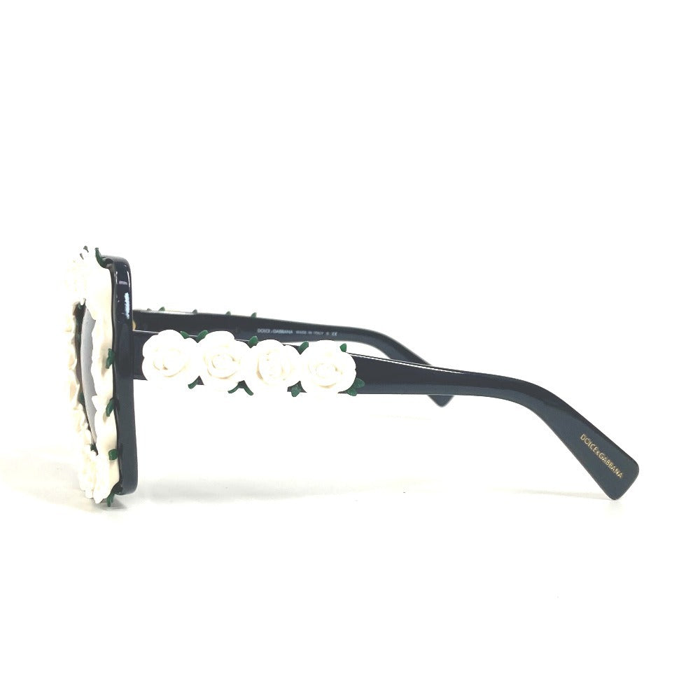 DOLCE&GABBANA DG4253 フラワー 花柄 めがね メガネ アイウェア 眼鏡 バイカラー サングラス プラスチック レディース ブラック - brandshop-reference