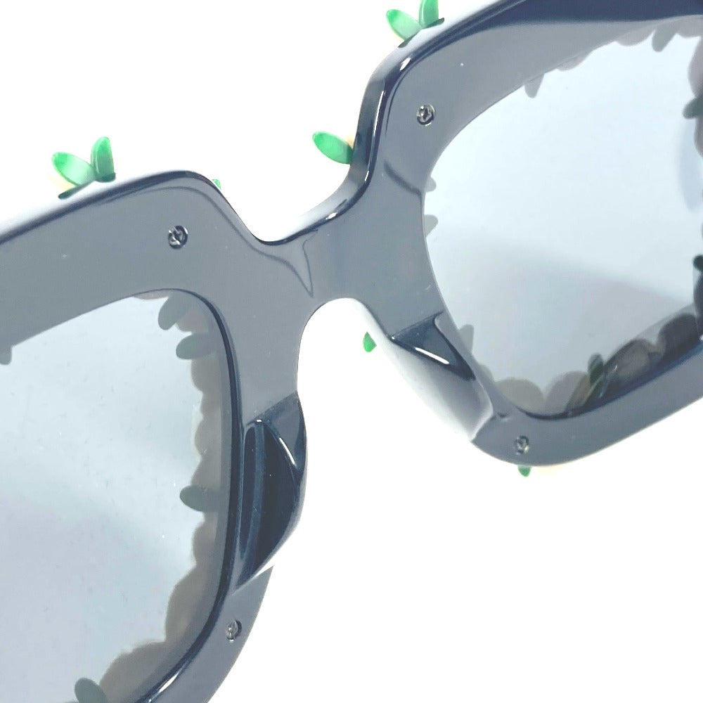 DOLCE&GABBANA DG4253 フラワー 花柄 めがね メガネ アイウェア 眼鏡 バイカラー サングラス プラスチック レディース ブラック - brandshop-reference