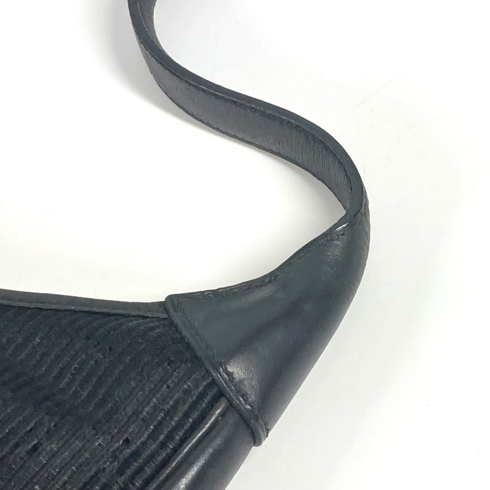 HERMES トリム31 トリム 31 カバン 肩掛け ショルダーバッグ ストロー レディース ブラック - brandshop-reference