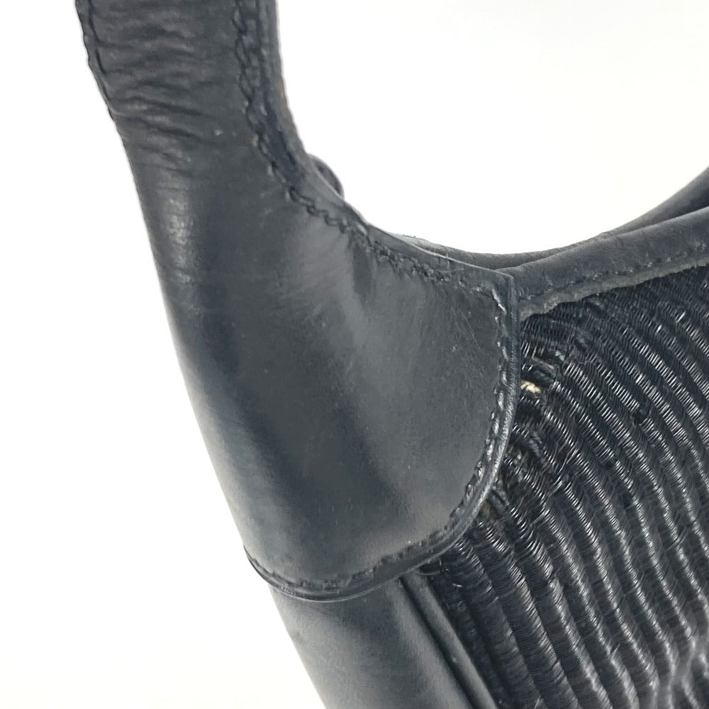 HERMES トリム31 トリム 31 カバン 肩掛け ショルダーバッグ ストロー レディース ブラック - brandshop-reference