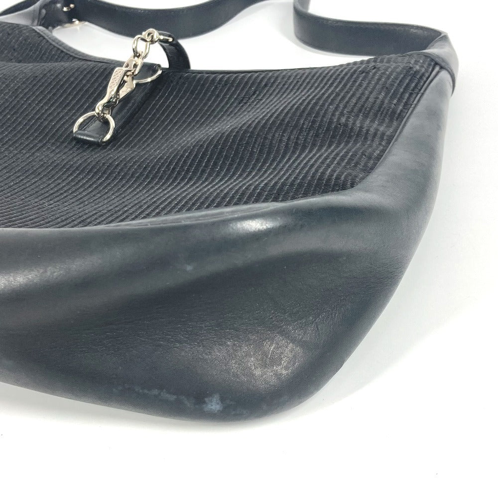 HERMES トリム31 トリム 31 カバン 肩掛け ショルダーバッグ ストロー レディース ブラック - brandshop-reference