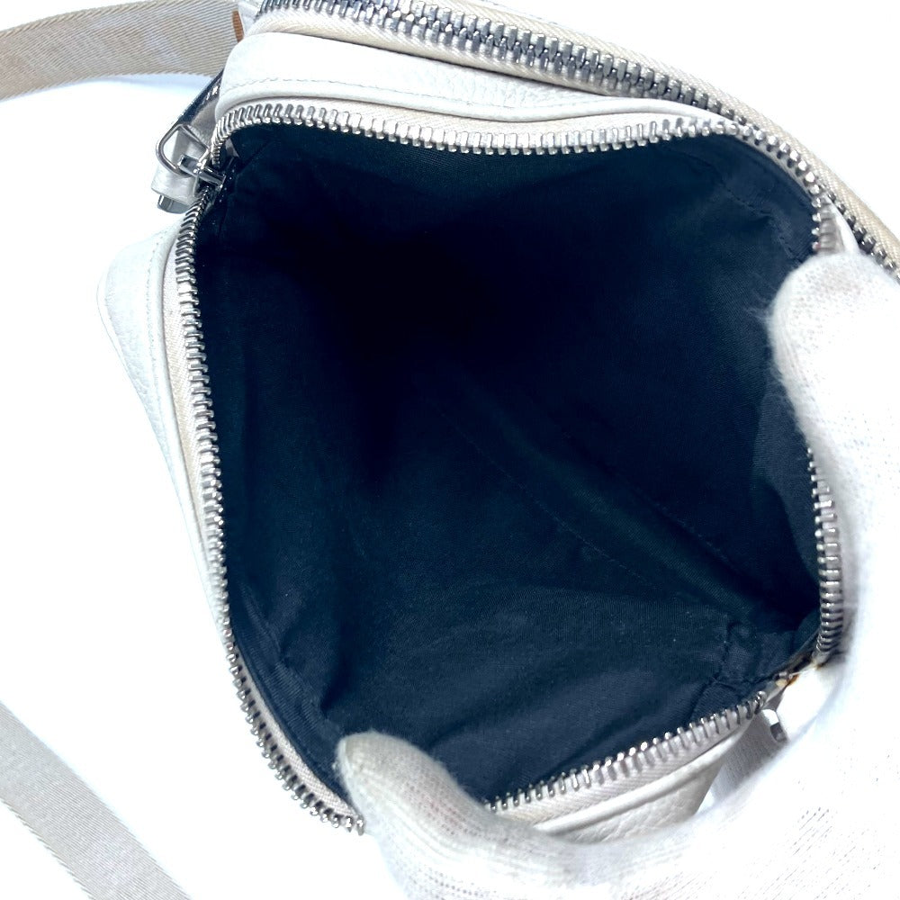 Dior ロゴ 斜め掛け カバン ショルダーバッグ レザー ユニセックス アイボリー系 - brandshop-reference