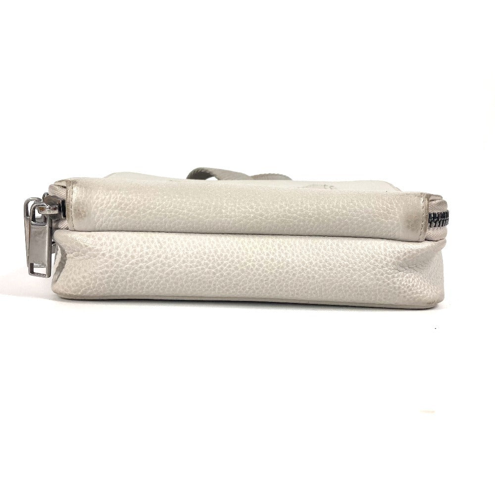 Dior ロゴ 斜め掛け カバン ショルダーバッグ レザー ユニセックス アイボリー系 - brandshop-reference