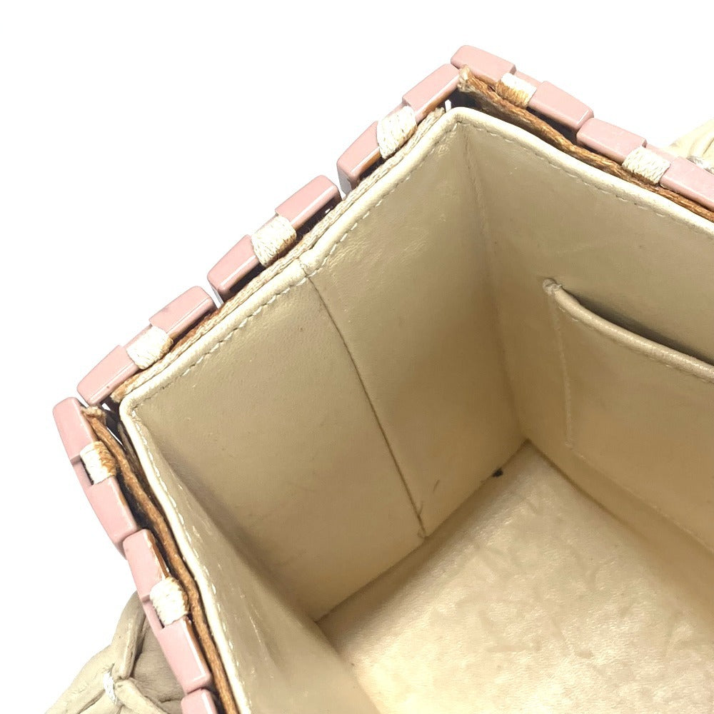 CHANEL パズルバッグ トートバッグ カバン ハンドバッグ プラスチック レディース ピンク - brandshop-reference