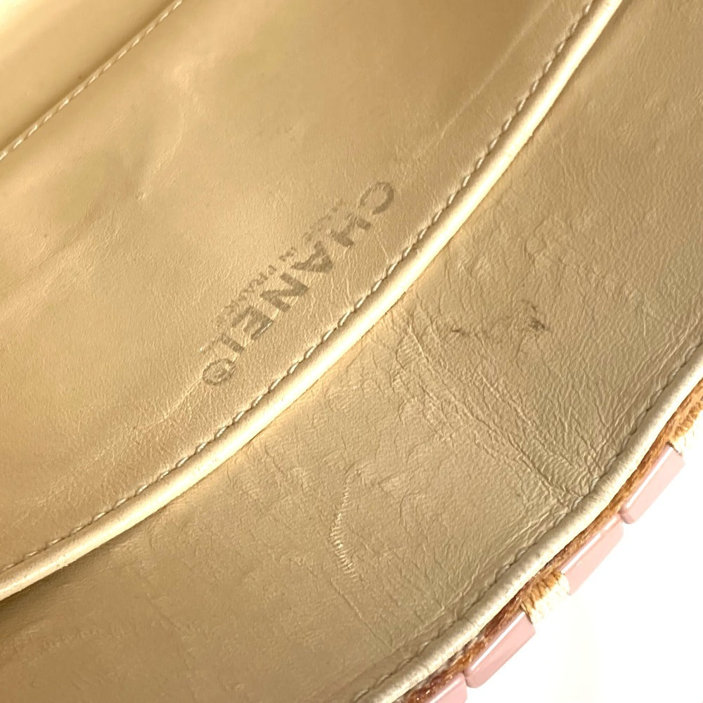 CHANEL パズルバッグ トートバッグ カバン ハンドバッグ プラスチック レディース ピンク - brandshop-reference