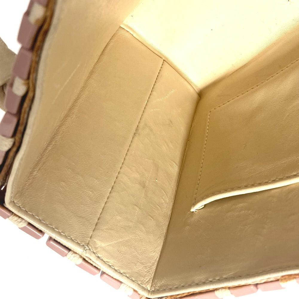 CHANEL パズルバッグ トートバッグ カバン ハンドバッグ プラスチック レディース ピンク - brandshop-reference