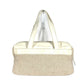 CHANEL CC Coco Mark Logo Tote Bag, Shoulder Bag, Handbag, Leather/Canvas, Women's, Beige