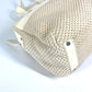 CHANEL CC Coco Mark Logo Tote Bag, Shoulder Bag, Handbag, Leather/Canvas, Women's, Beige