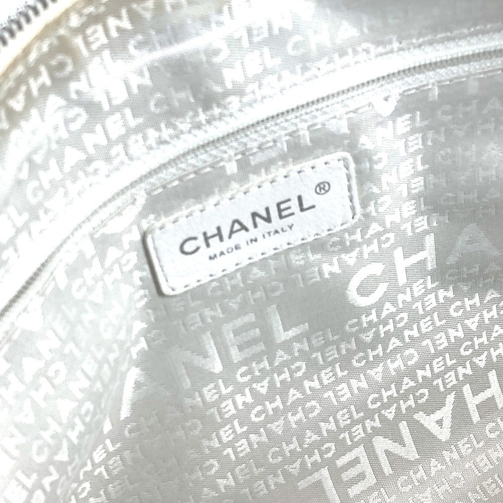 CHANEL CC Coco Mark Logo Tote Bag, Shoulder Bag, Handbag, Leather/Canvas, Women's, Beige