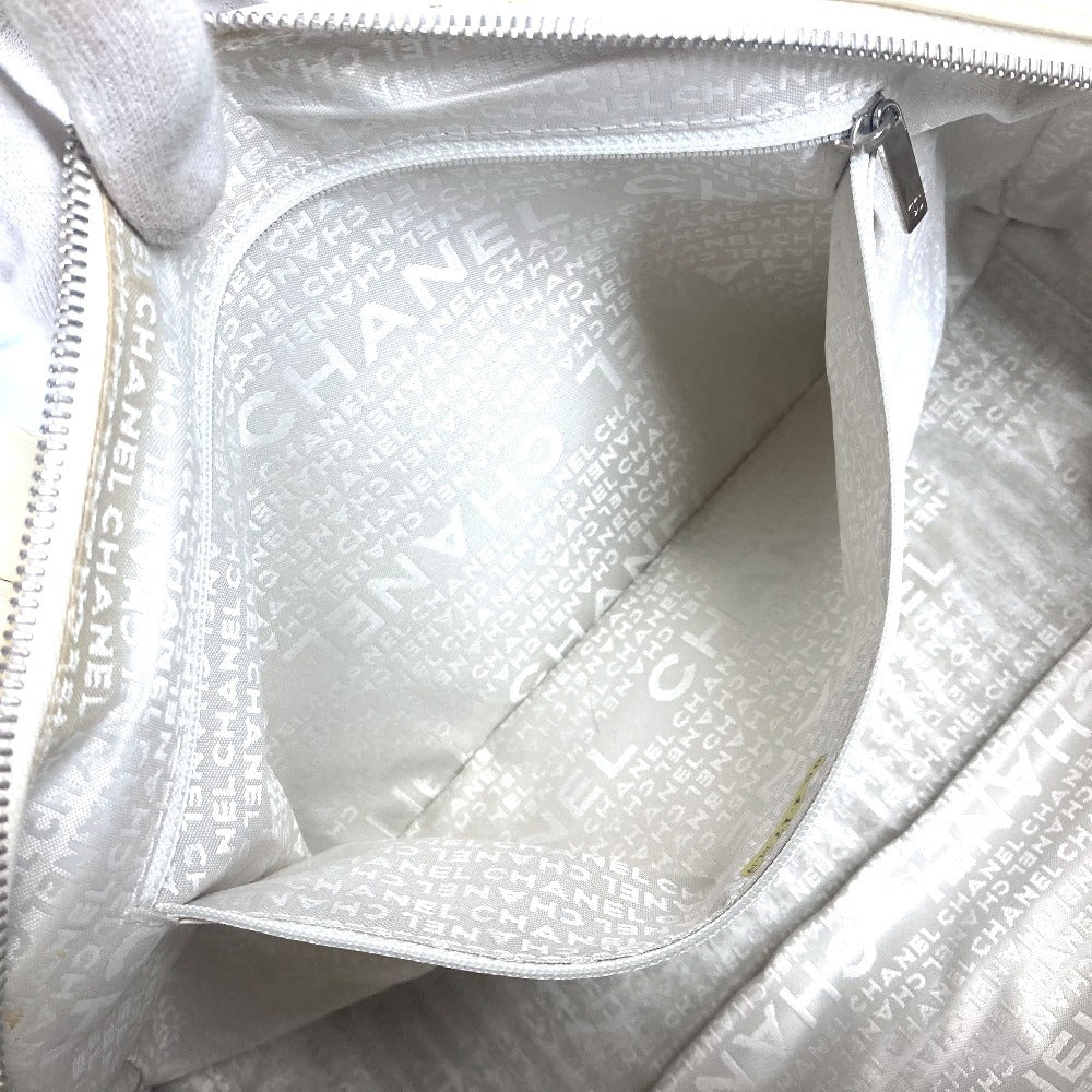 CHANEL CC Coco Mark Logo Tote Bag, Shoulder Bag, Handbag, Leather/Canvas, Women's, Beige