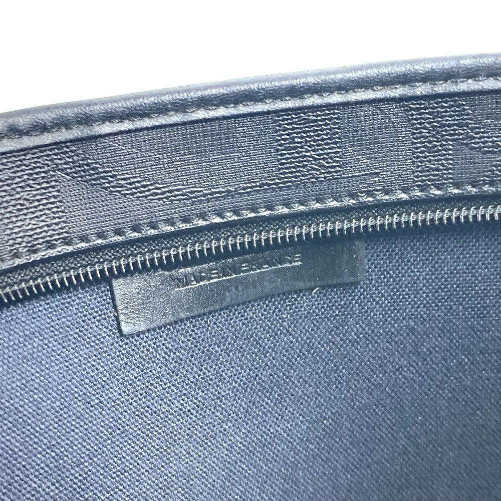 Dior ヴィンテージ ロゴ カバン ポーチ クラッチバッグ セカンドバッグ PVC/レザー ユニセックス ネイビー - brandshop-reference