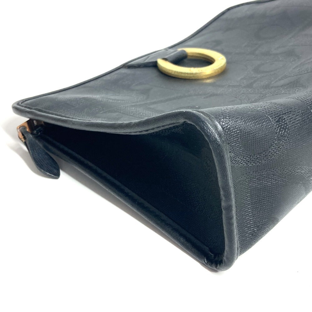 Dior ヴィンテージ ロゴ カバン ポーチ クラッチバッグ セカンドバッグ PVC/レザー ユニセックス ネイビー - brandshop-reference