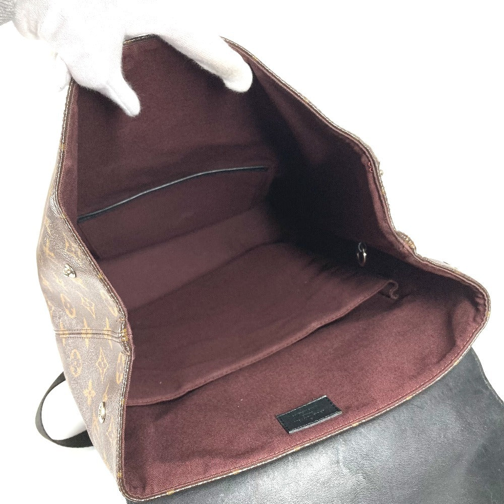 LOUIS VUITTON M40637 モノグラムマカサー パルク バックパック カバン フラップ リュックサック モノグラムマカサーキャンバス ユニセックス ブラウン - brandshop-reference