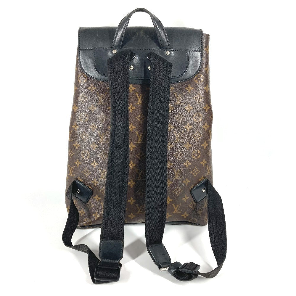 LOUIS VUITTON M40637 モノグラムマカサー パルク バックパック カバン フラップ リュックサック モノグラムマカサーキャンバス ユニセックス ブラウン - brandshop-reference