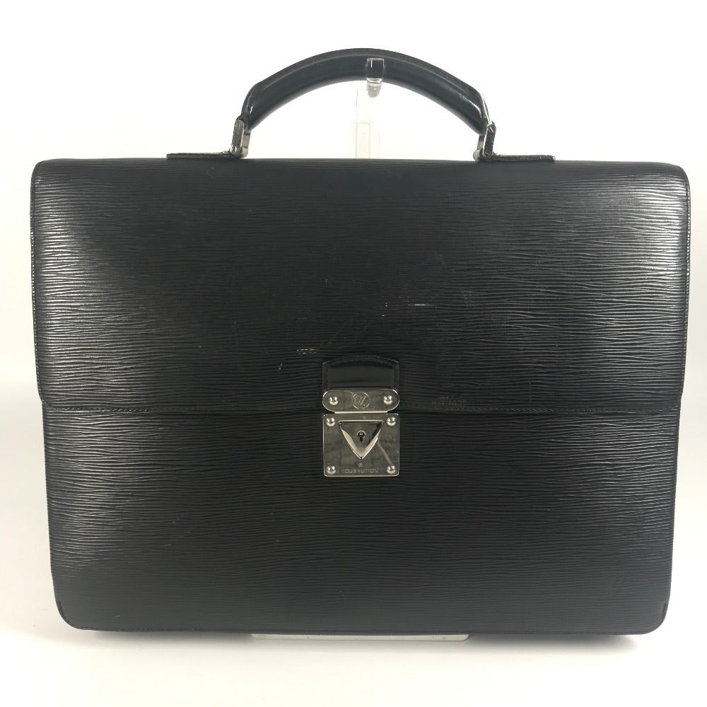 LOUIS VUITTON M54552 Epi Laguito Document Bag Briefcase Handbag Bag Business Bag Epi Leather Men's Noir Black