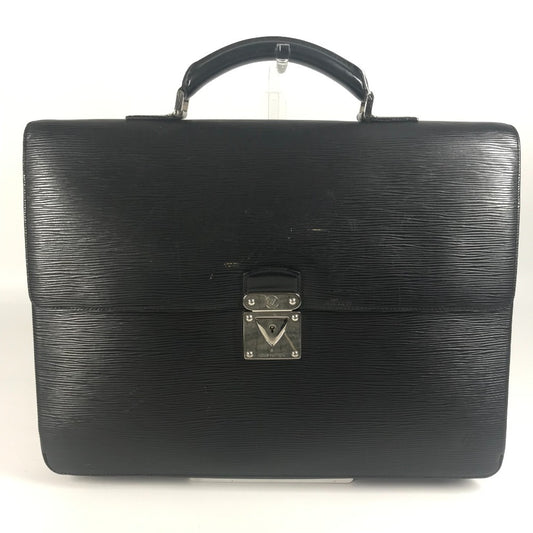 LOUIS VUITTON M54552 エピ ラギート 書類バッグ ブリーフケース ハンドバッグ カバン ビジネスバッグ エピレザー メンズ ノワール ブラック