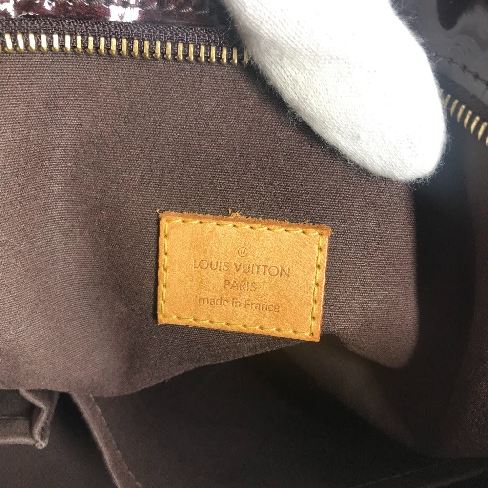 LOUIS VUITTON M91994 モノグラムヴェルニ ブレントウッド カバン トートバッグ 肩掛け ショルダーバッグ モノグラムヴェルニキャンバス レディース アマラント パープル - brandshop-reference