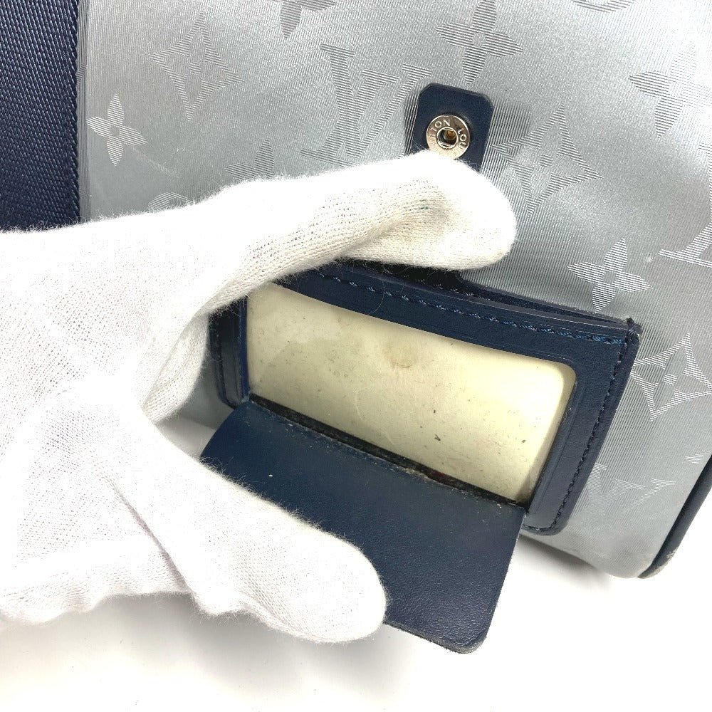 LOUIS VUITTON M44170 モノグラムサテライト キーポル・バンドリエール 50 2WAYバッグ ショルダーバッグ トラベルバッグ カバン コインケース付き ボストンバッグ レザー/キャンバス メンズ シルバー - brandshop-reference