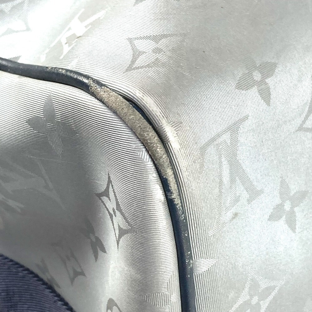 LOUIS VUITTON M44170 モノグラムサテライト キーポル・バンドリエール 50 2WAYバッグ ショルダーバッグ トラベルバッグ カバン コインケース付き ボストンバッグ レザー/キャンバス メンズ シルバー - brandshop-reference