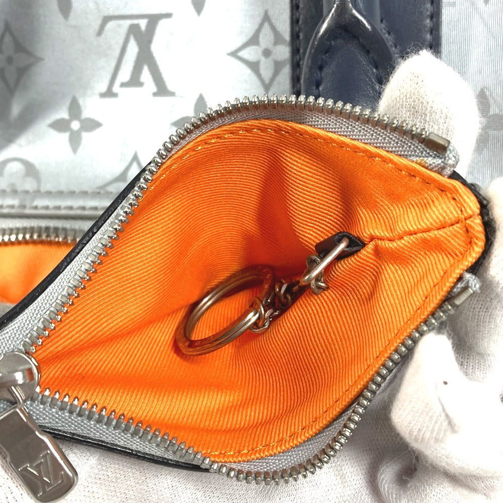 LOUIS VUITTON M44170 モノグラムサテライト キーポル・バンドリエール 50 2WAYバッグ ショルダーバッグ トラベルバッグ カバン コインケース付き ボストンバッグ レザー/キャンバス メンズ シルバー - brandshop-reference