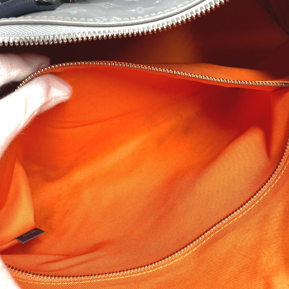 LOUIS VUITTON M44170 モノグラムサテライト キーポル・バンドリエール 50 2WAYバッグ ショルダーバッグ トラベルバッグ カバン コインケース付き ボストンバッグ レザー/キャンバス メンズ シルバー - brandshop-reference