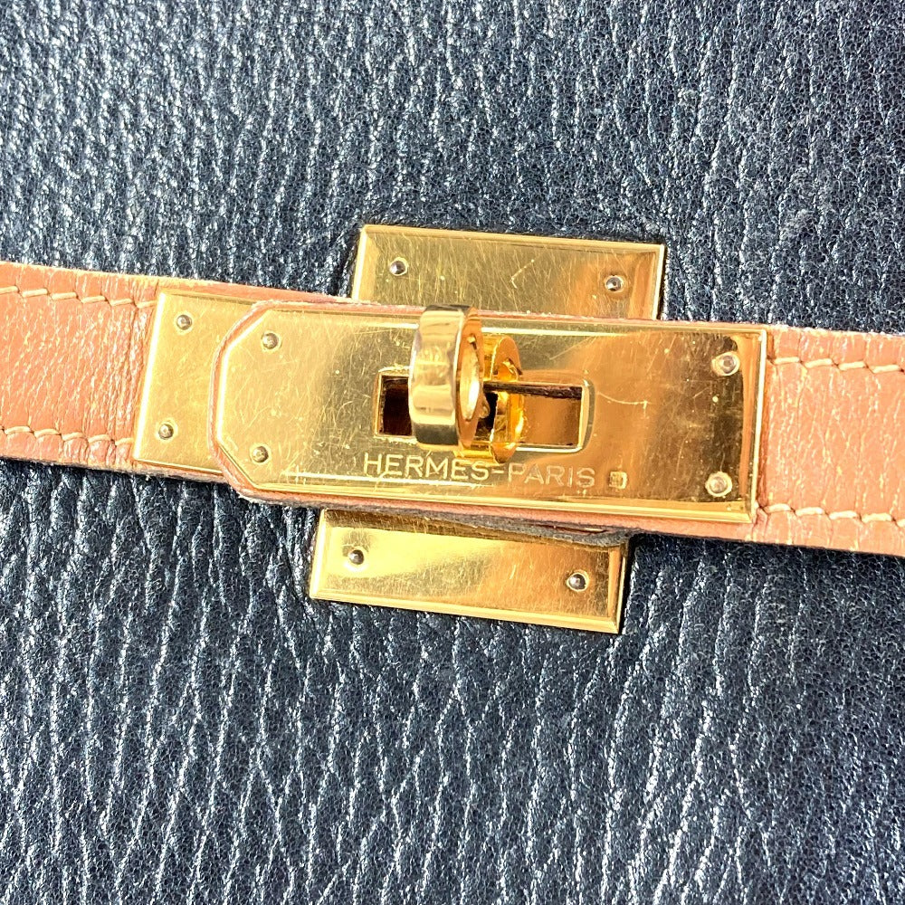 HERMES ヴィンテージ ケリースポーツGM ケリースポーツ GM 肩掛け バイカラー カバン ショルダーバッグ アルデンヌ レディース ブラック - brandshop-reference