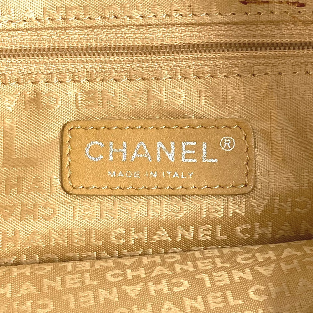 CHANEL Clover Logo 2-Way Bag: Handbag, Vertical Tote, Crossbody, Shoulder Bag, Leather/Canvas, Women's, Black