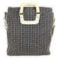 CHANEL Clover Logo 2-Way Bag: Handbag, Vertical Tote, Crossbody, Shoulder Bag, Leather/Canvas, Women's, Black
