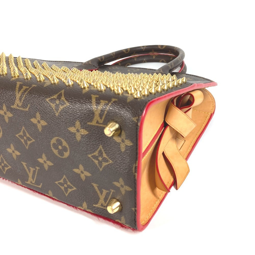 LOUIS VUITTON M41234 Monogram Studs Iconoclast Christian Louboutin Collaboration Tote Bag Bag Handbag Monogram Canvas Unisex Brown