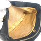 Versace Vintage Sunburst Sun God Bag Tote Bag Bahu Rantai Bahu Beg Nylon Wanita Hitam