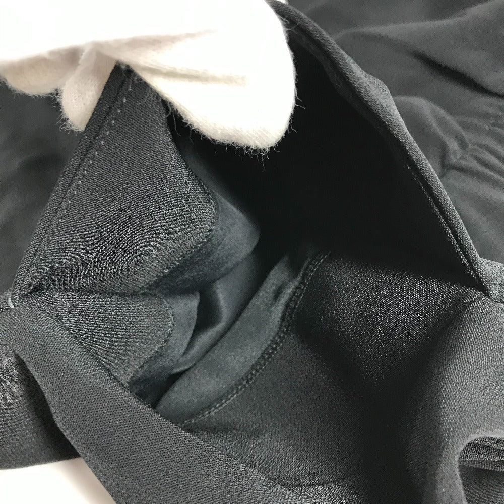 Gucci 577607 Logo Line Pants Bawah Pakaian Pakaian Seluar Wool Wanita Hitam