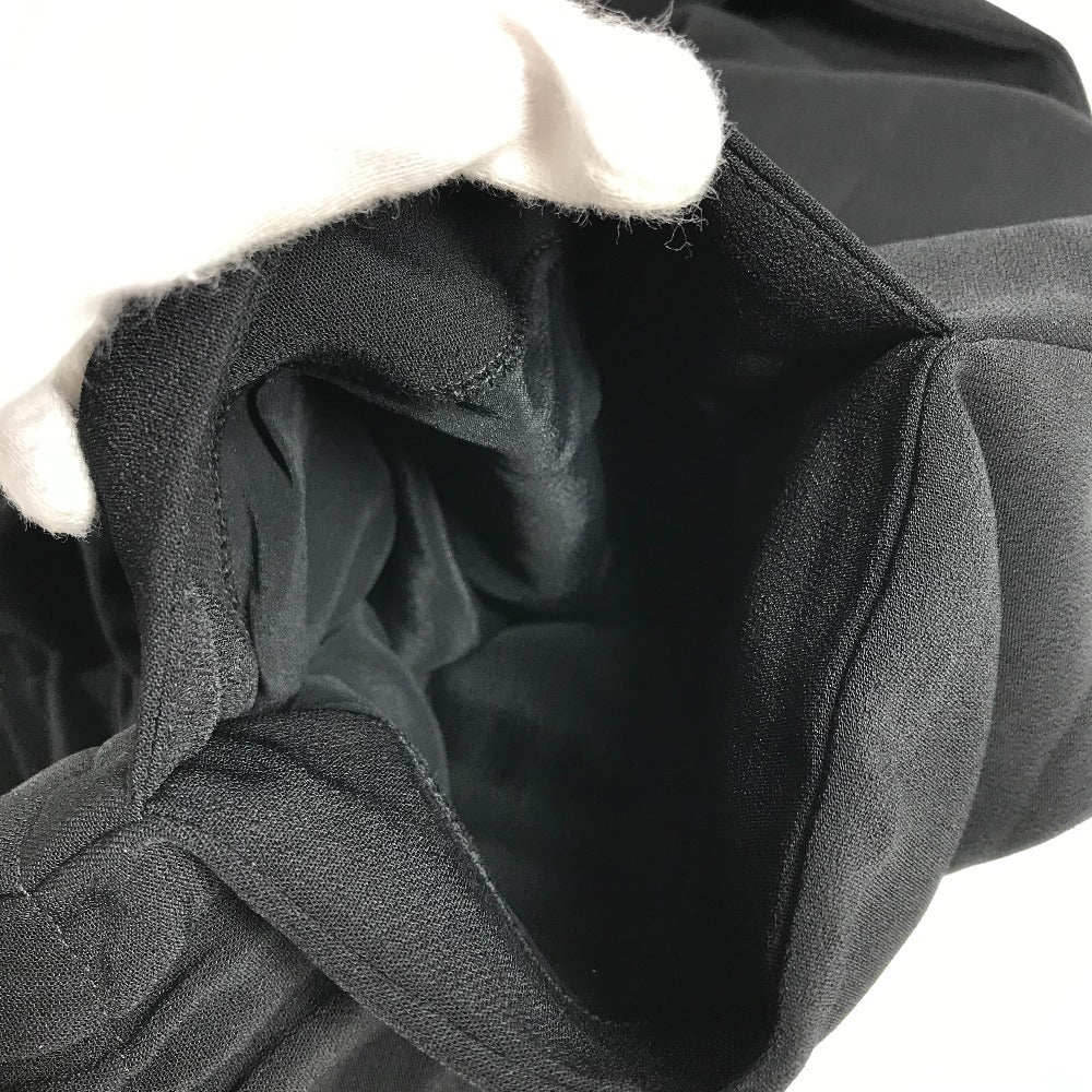 Gucci 577607 Logo Line Pants Bawah Pakaian Pakaian Seluar Wool Wanita Hitam