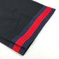 Gucci 577607 Logo Line Pants Bawah Pakaian Pakaian Seluar Wool Wanita Hitam