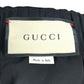 Gucci 577607 Logo Line Pants Bawah Pakaian Pakaian Seluar Wool Wanita Hitam