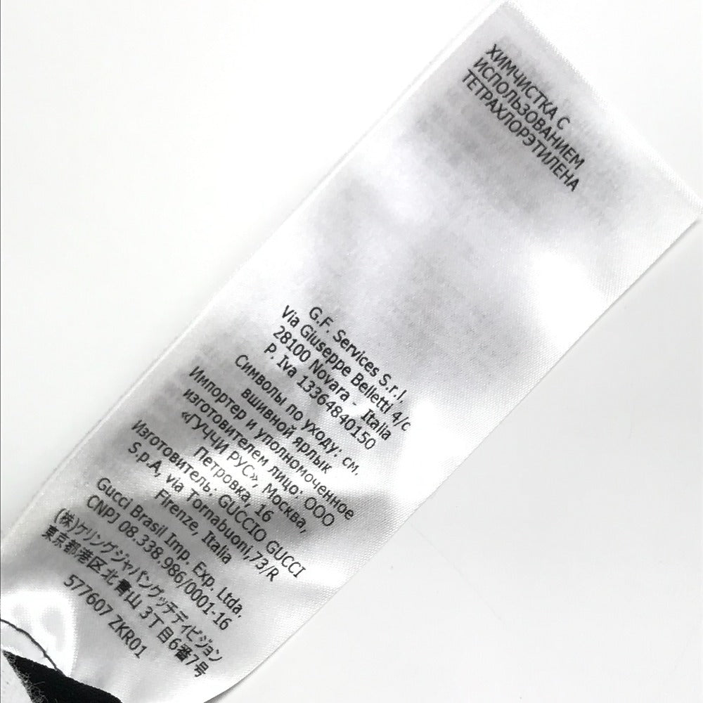 Gucci 577607 Logo Line Pants Bawah Pakaian Pakaian Seluar Wool Wanita Hitam