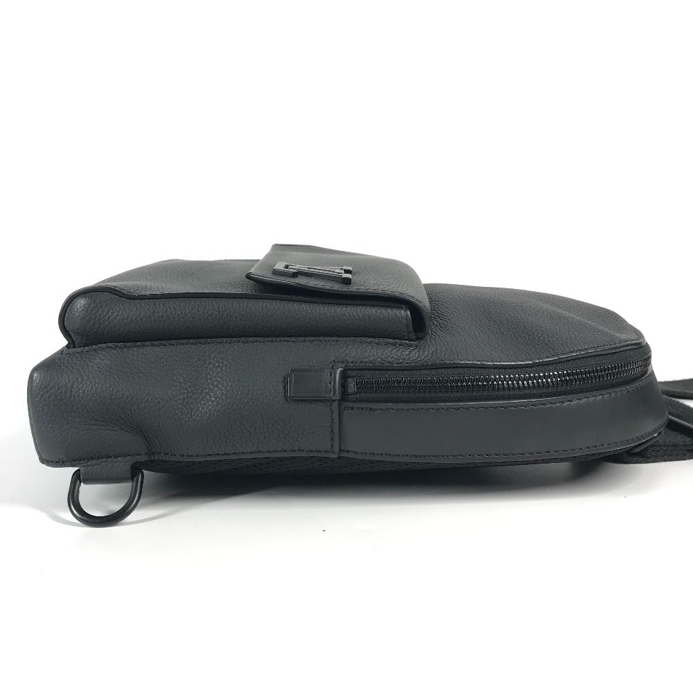 LOUIS VUITTON M23736 LV アエログラム パイロット･スリングバッグ カバン クロス ボディバッグ 肩掛け ショルダーバッグ レザー ユニセックス ノワール ブラック