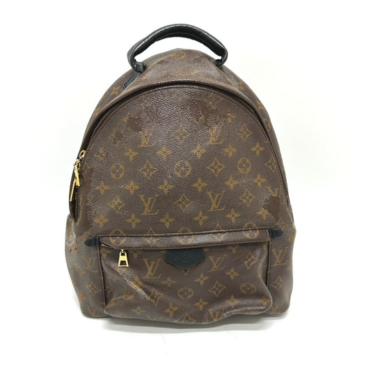 LOUIS VUITTON M44874 モノグラム パームスプリングス バックパック MM カバン リュックサック モノグラムキャンバス ユニセックス ブラウン
