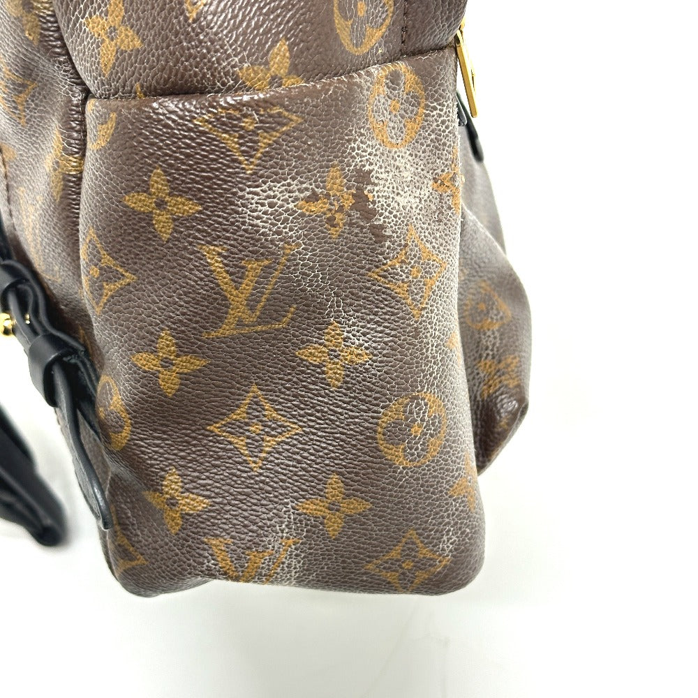 LOUIS VUITTON M44874 モノグラム パームスプリングス バックパック MM カバン リュックサック モノグラムキャンバス ユニセックス ブラウン