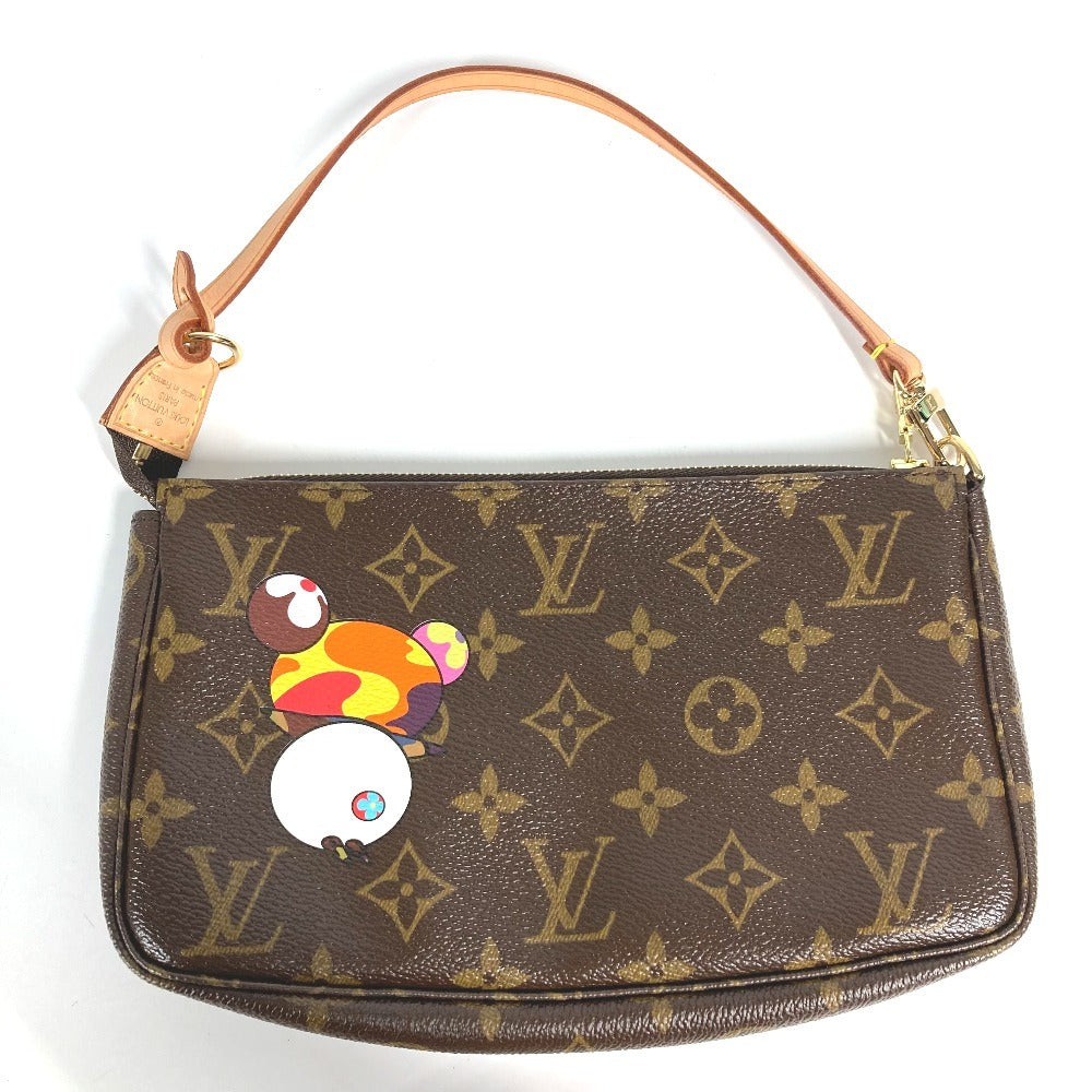 LOUIS VUITTON M51981 Monogram Panda Takashi Murakami Pochette Accessory Bag Accessory Pouch Handbag Shoulder Bag Monogram Canvas Women's Brown