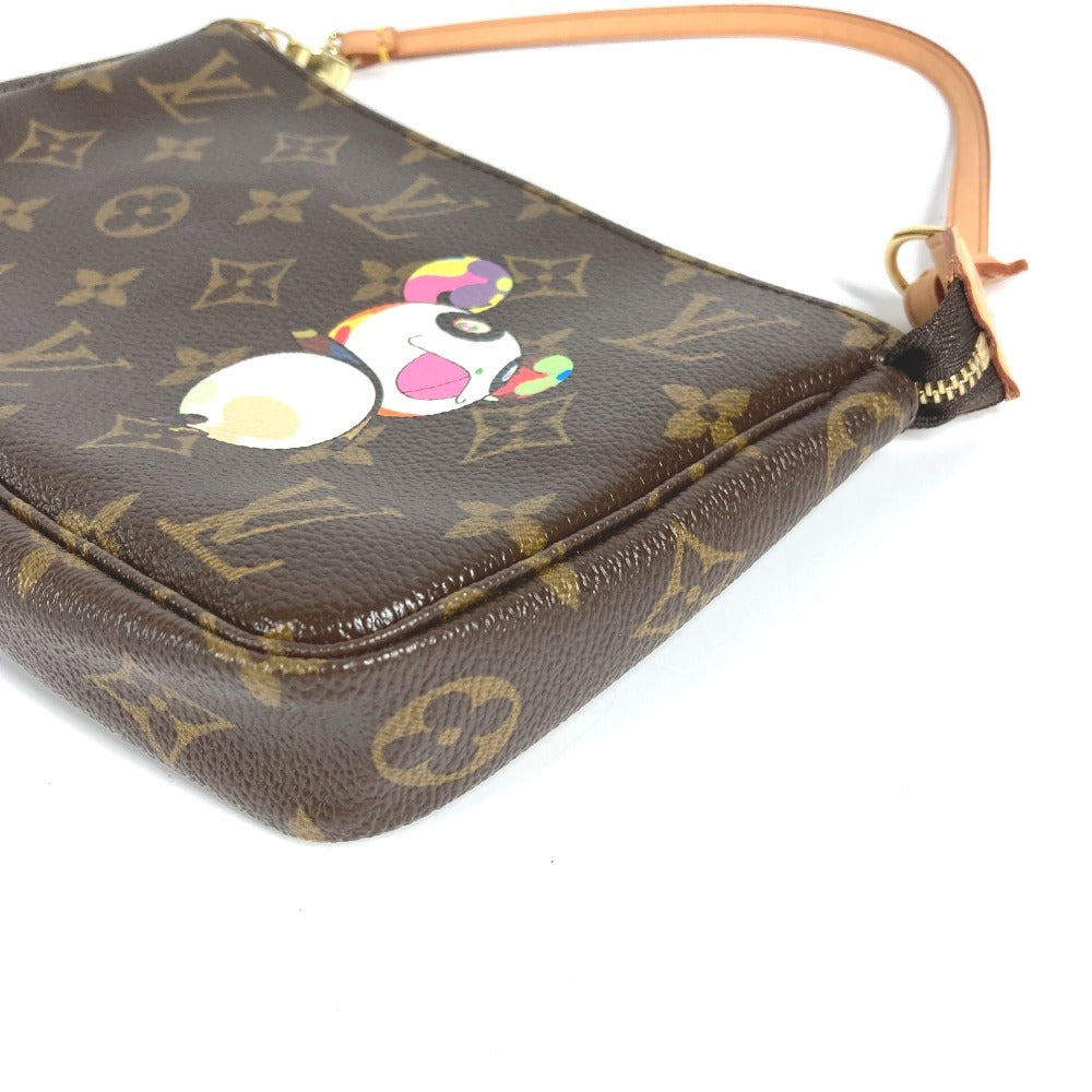 LOUIS VUITTON M51981 Monogram Panda Takashi Murakami Pochette Accessory Bag Accessory Pouch Handbag Shoulder Bag Monogram Canvas Women's Brown