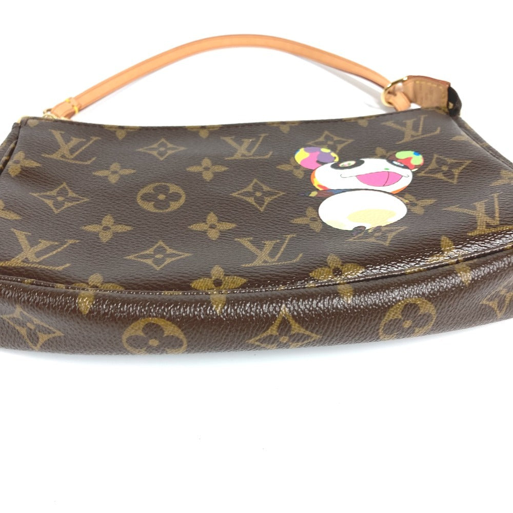 LOUIS VUITTON M51981 Monogram Panda Takashi Murakami Pochette Accessory Bag Accessory Pouch Handbag Shoulder Bag Monogram Canvas Women's Brown