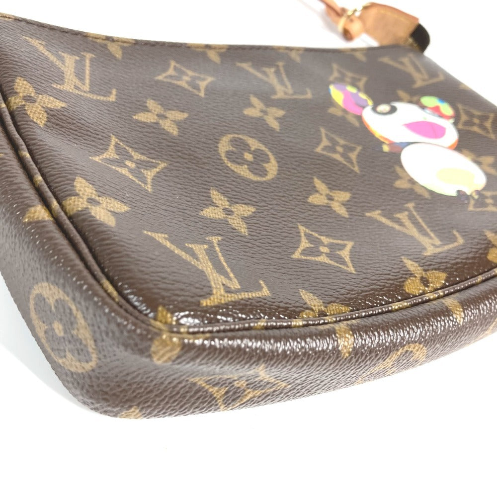 LOUIS VUITTON M51981 Monogram Panda Takashi Murakami Pochette Accessory Bag Accessory Pouch Handbag Shoulder Bag Monogram Canvas Women's Brown