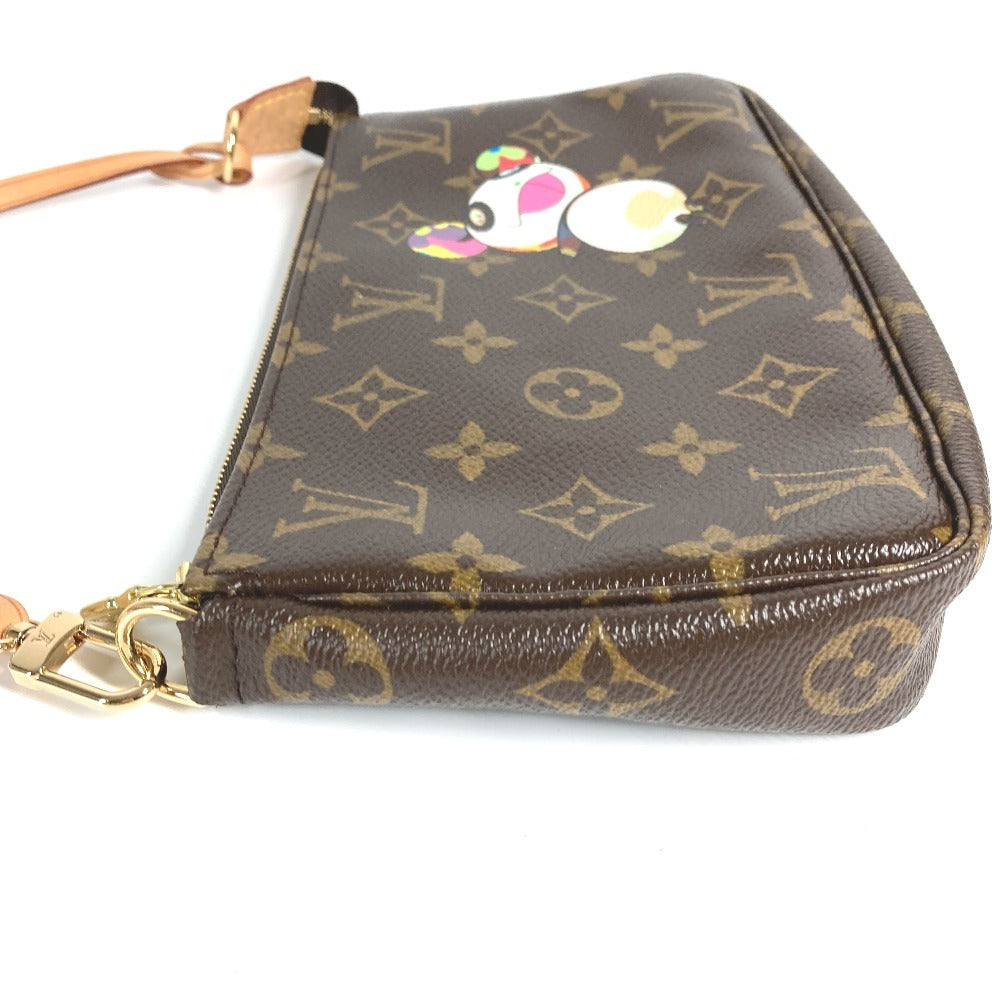 LOUIS VUITTON M51981 Monogram Panda Takashi Murakami Pochette Accessory Bag Accessory Pouch Handbag Shoulder Bag Monogram Canvas Women's Brown