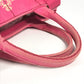 Prada Kanapa Logo Bag Tote Bag 2way Bag Bahu Beg Crossbody Handbag Canvas Ladies Pink