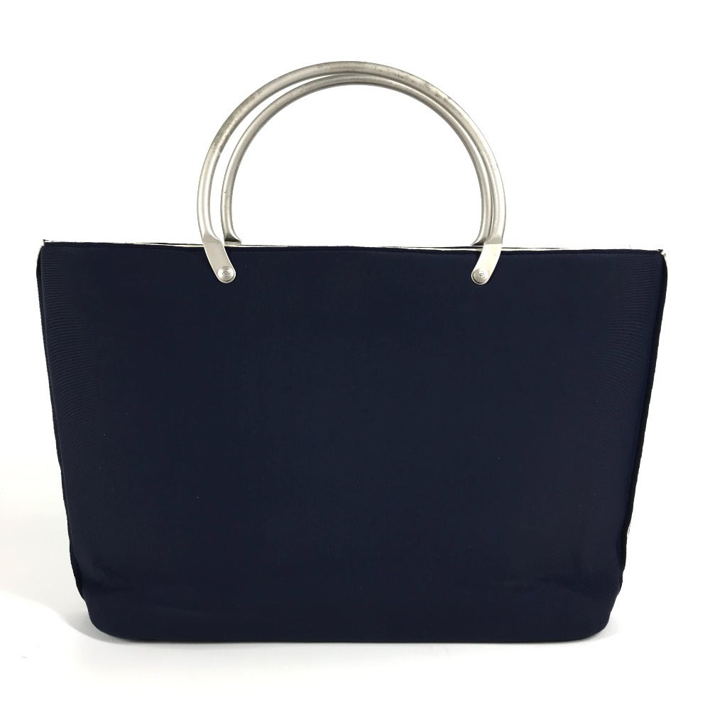 CHANEL Tote Bag Handbag Polyamide Women's Navy