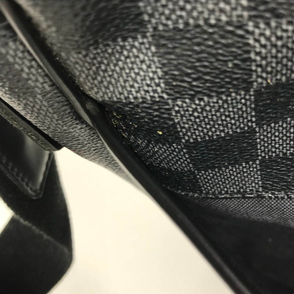 LOUIS VUITTON N58029 ダミエグラフィット ダニエルMM ダニエル MM カバン 斜め掛け フラップ メッセンジャーバッグ ショルダーバッグ ダミエグラフィットキャンバス ユニセックス ブラック