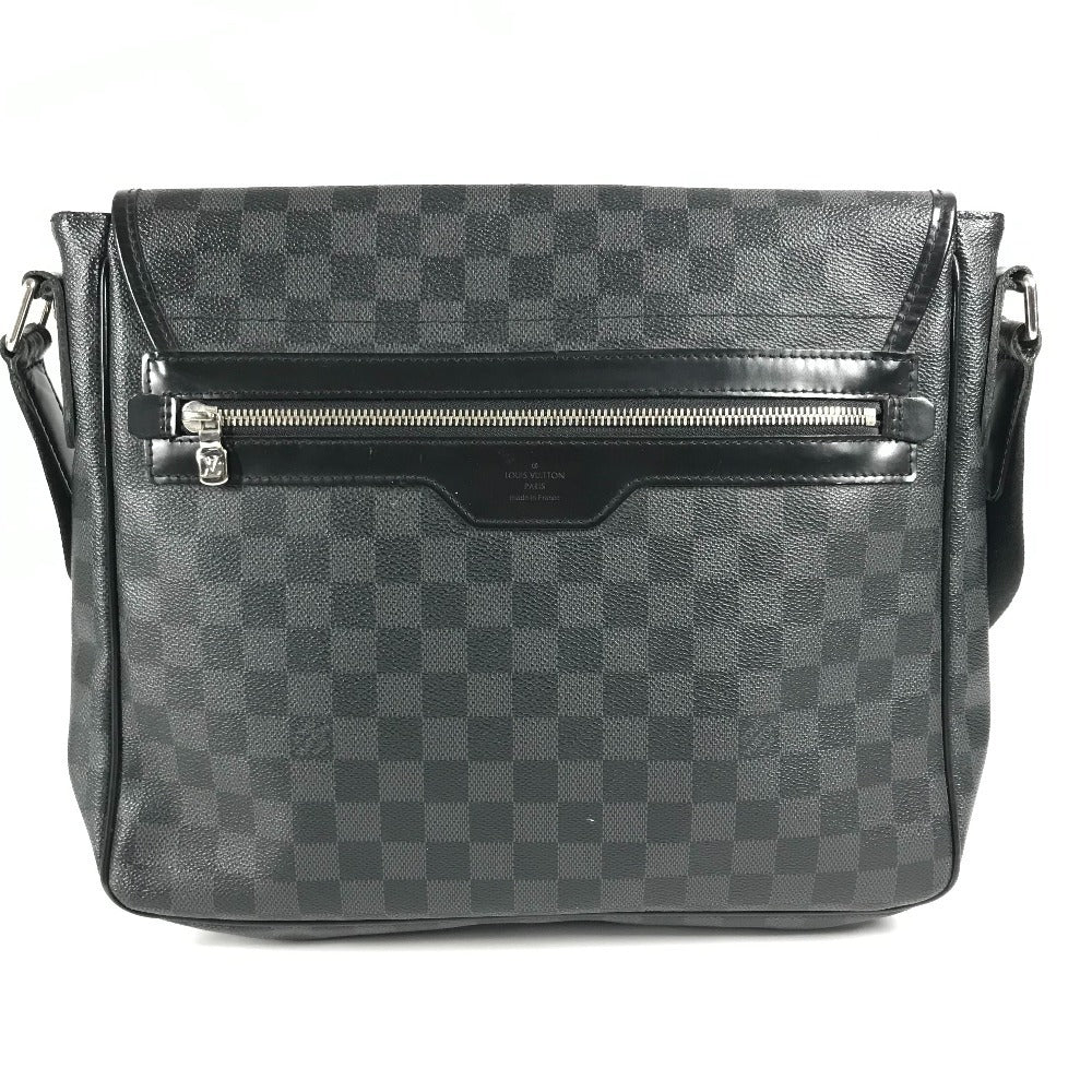 LOUIS VUITTON N58029 ダミエグラフィット ダニエルMM ダニエル MM カバン 斜め掛け フラップ メッセンジャーバッグ ショルダーバッグ ダミエグラフィットキャンバス ユニセックス ブラック
